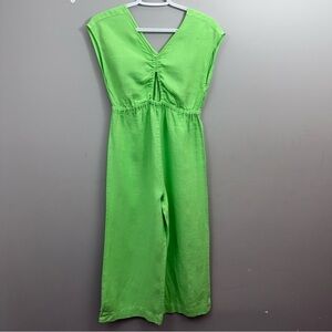 Zara 100% Linen Jumpsuit Size 11-12